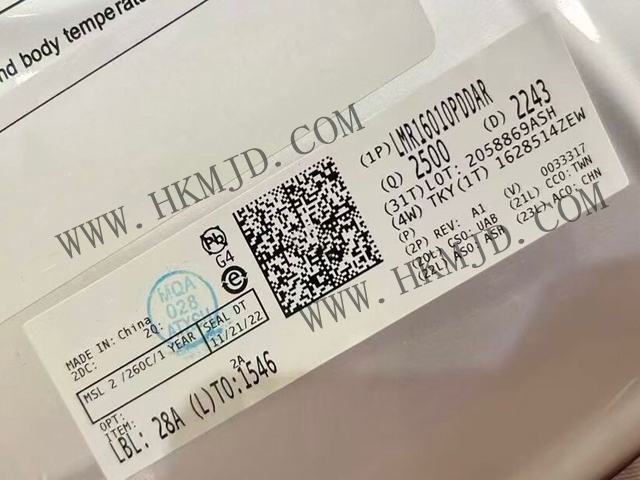 LMR16010PDDAR(TI): SIMPLE SWITCHER? 60V、1A 降壓轉(zhuǎn)換器（IQ 為 40μA）